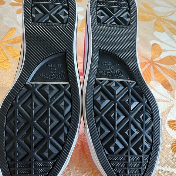 Converse Women's Neon Pink High-Tops - Picture 10 of 10